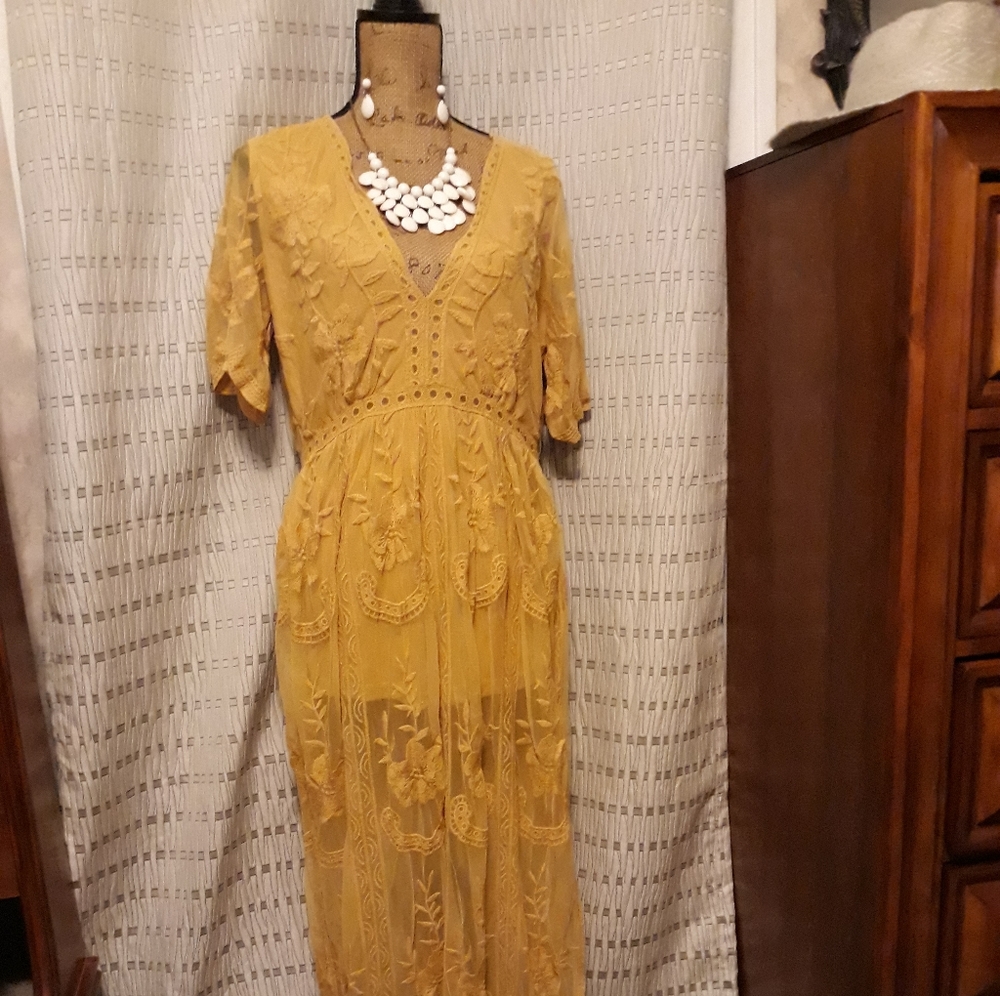 Boho lace dress